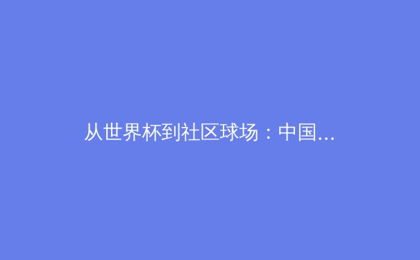 从世界杯到社区球场：中国体育产业的多元生态与价值重构